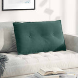 vidaXL Rugkussen Blauw 50 x 45 cm Corduroy stof