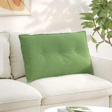 vidaXL Rugkussen Blauw 50 x 45 cm Corduroy stof