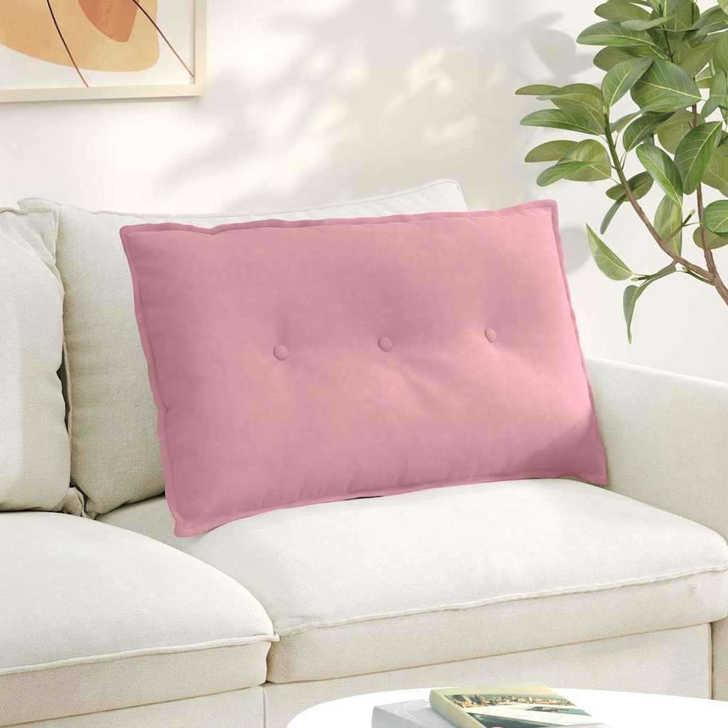 vidaXL Rugkussen Blauw 50 x 45 cm Corduroy stof