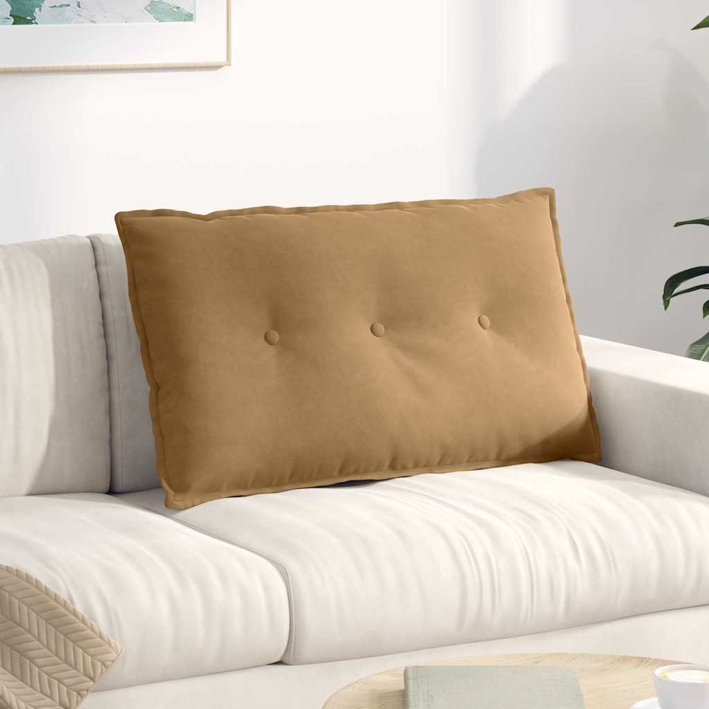 vidaXL Rugkussen Blauw 50 x 45 cm Corduroy stof