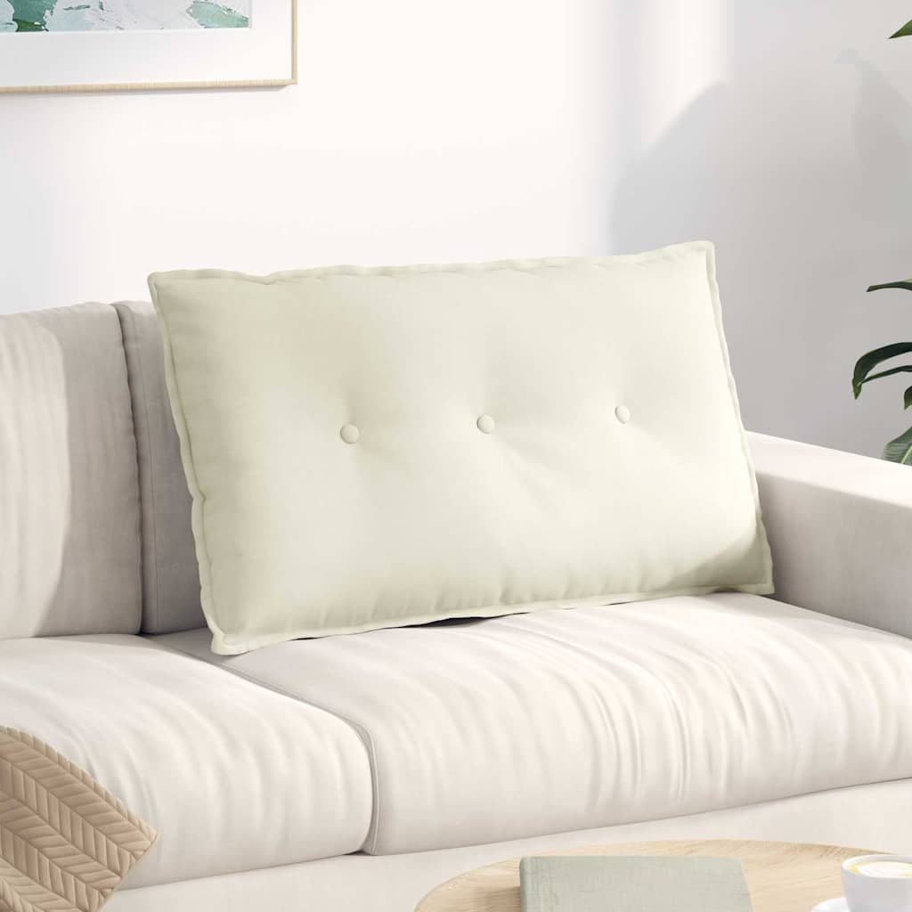 vidaXL Rugkussen Blauw 50 x 45 cm Corduroy stof