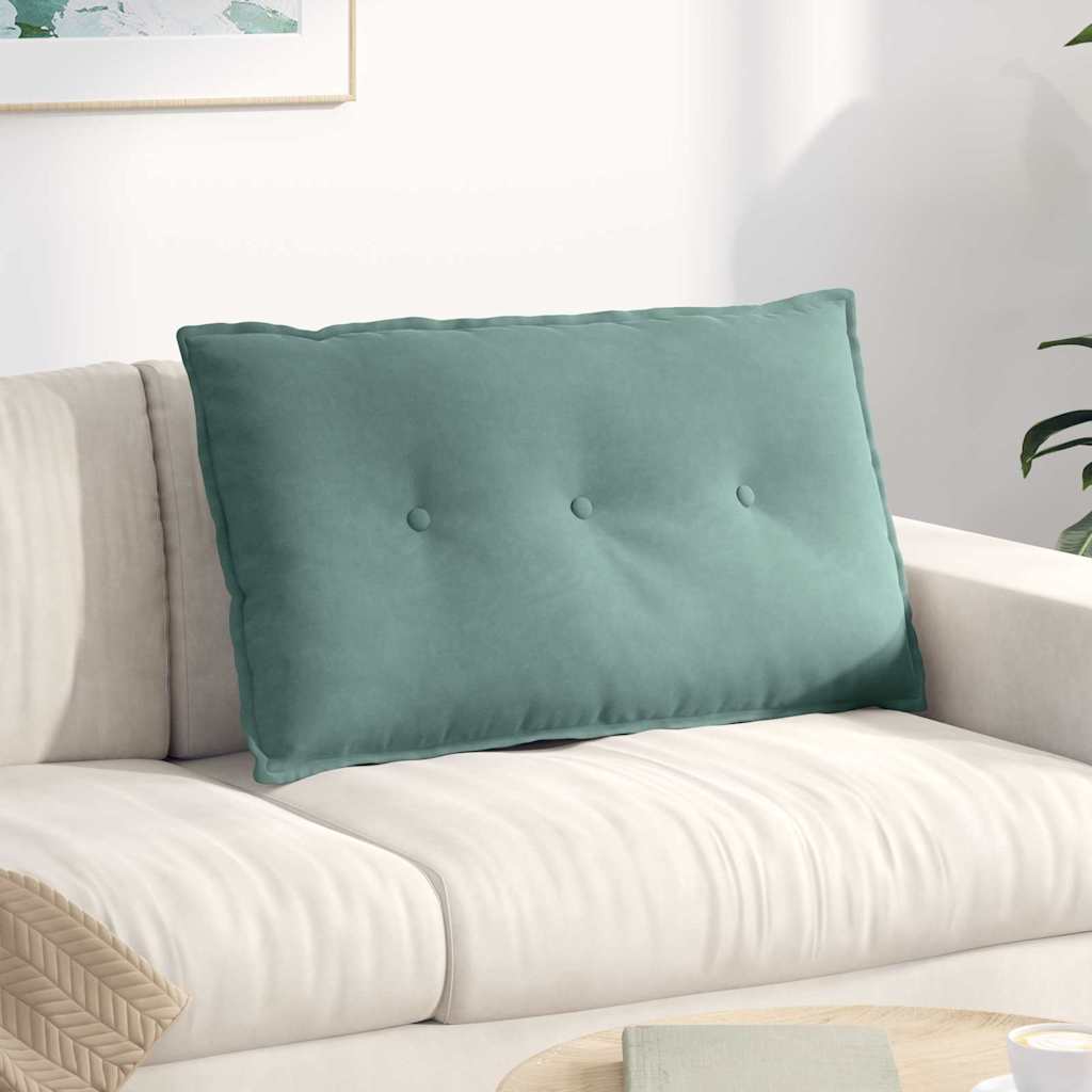 vidaXL Rugkussen Blauw 50 x 45 cm Corduroy stof