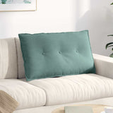 vidaXL Rugkussen Blauw 50 x 45 cm Corduroy stof