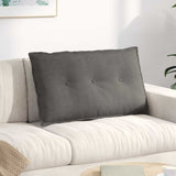 vidaXL Rugkussen Lichtgrijs 50 x 45 cm Corduroy stof