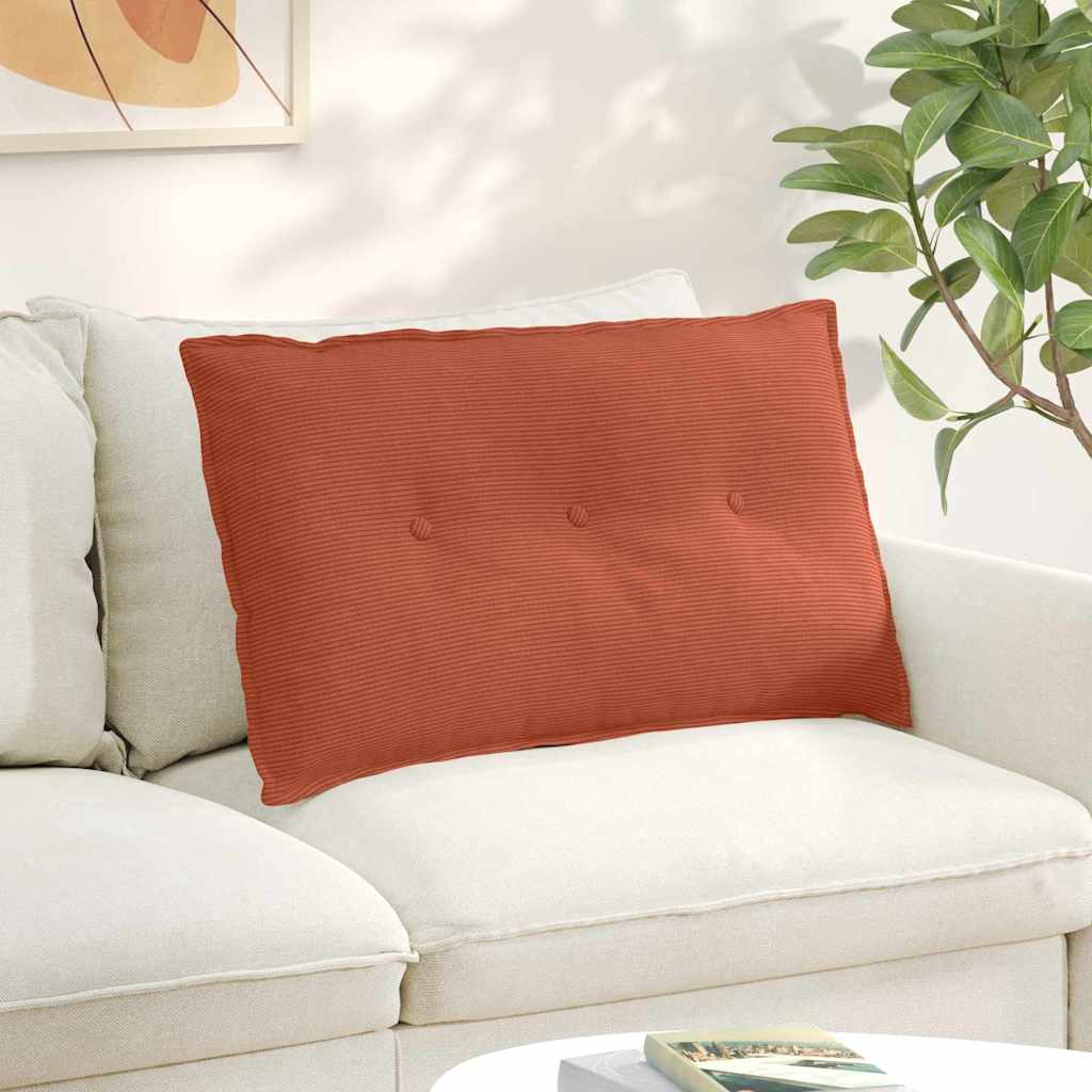 vidaXL Rugkussen Lichtgrijs 50 x 45 cm Corduroy stof