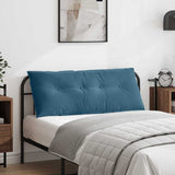 vidaXL Rugkussen Blauw 50 x 45 cm Corduroy stof