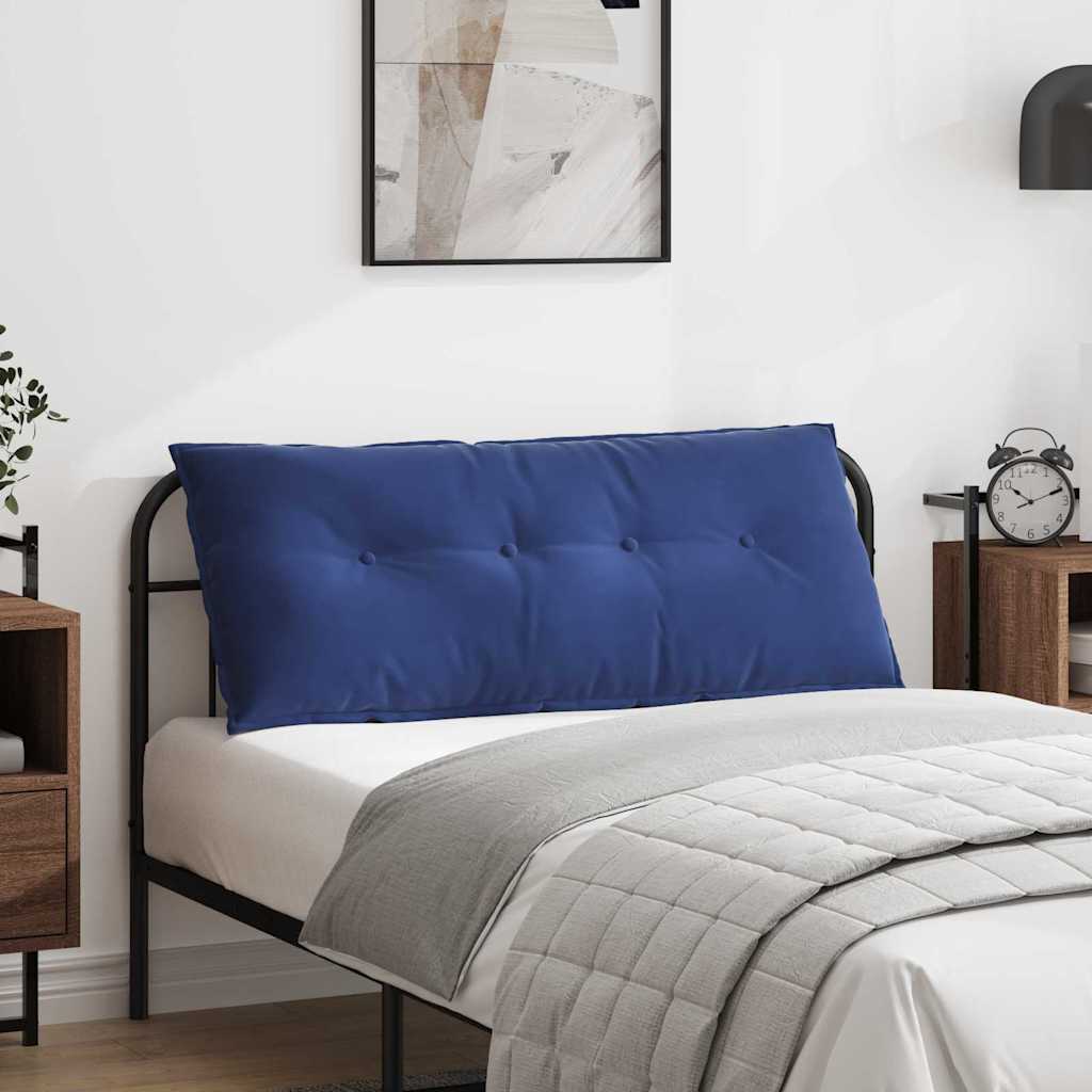 vidaXL Rugkussen Blauw 50 x 45 cm Corduroy stof