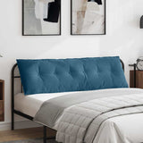 vidaXL Rugkussen Blauw 50 x 45 cm Corduroy stof