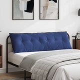 vidaXL Rugkussen Blauw 50 x 45 cm Corduroy stof