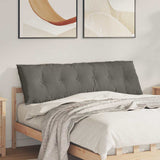 vidaXL Rugkussen Lichtgrijs 50 x 45 cm Corduroy stof
