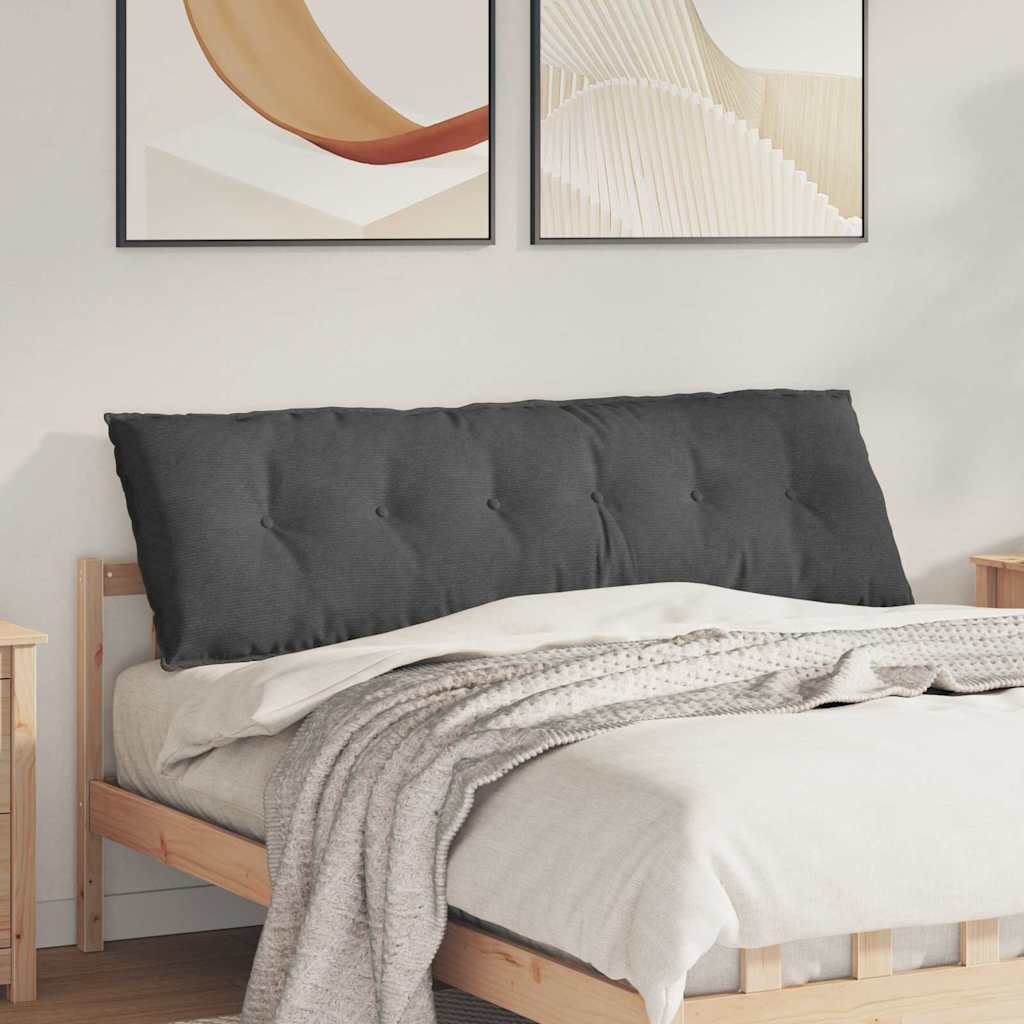 vidaXL Rugkussen Lichtgrijs 50 x 45 cm Corduroy stof