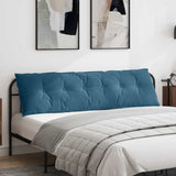 vidaXL Rugkussen Blauw 50 x 45 cm Corduroy stof