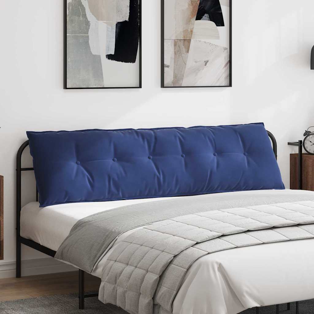 vidaXL Rugkussen Blauw 50 x 45 cm Corduroy stof
