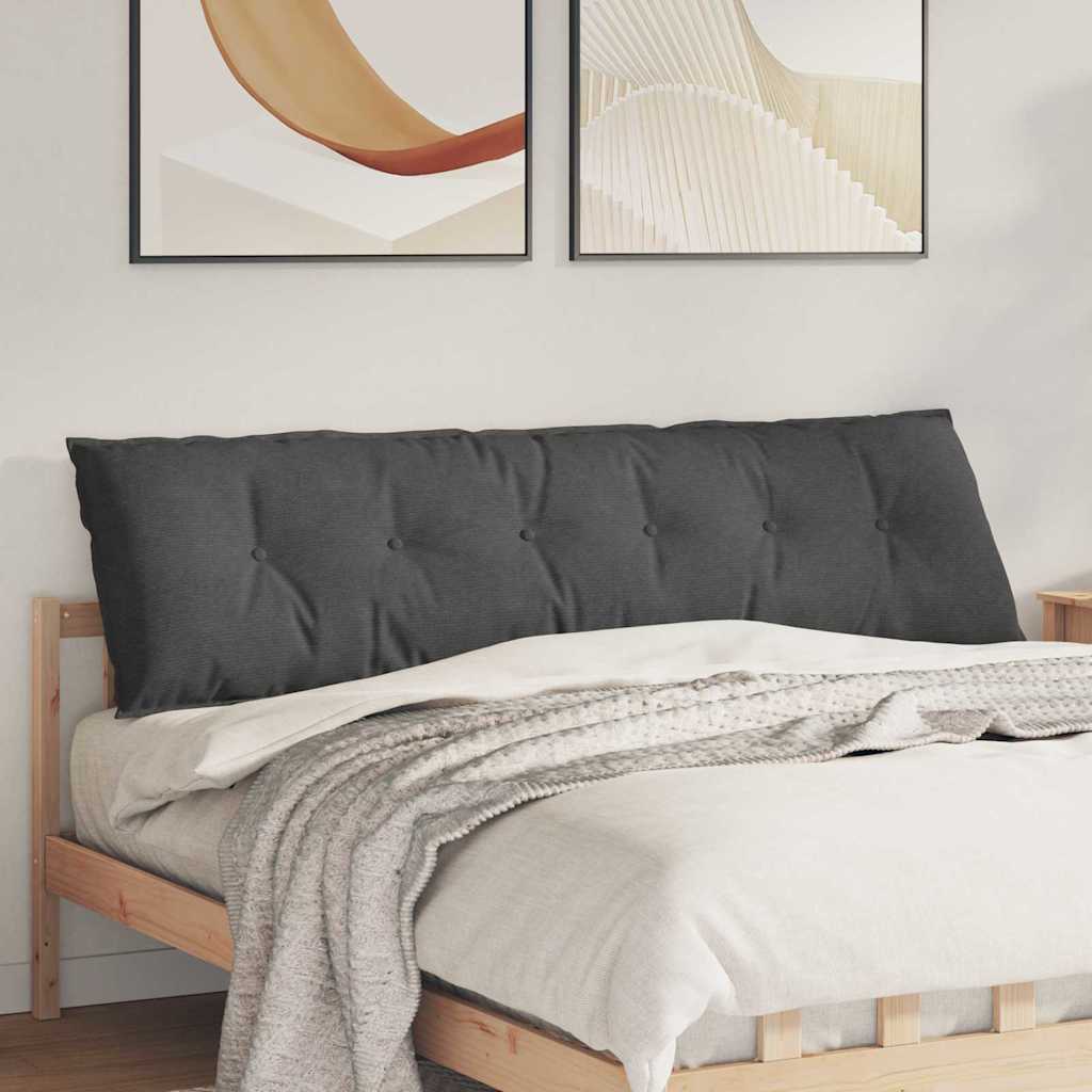 vidaXL Rugkussen Lichtgrijs 50 x 45 cm Corduroy stof