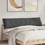 vidaXL Rugkussen Lichtgrijs 50 x 45 cm Corduroy stof