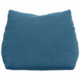 vidaXL Rugkussen Blauw 45 x 20 x 35 cm Corduroy stof