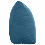 vidaXL Rugkussen Blauw 45 x 20 x 35 cm Corduroy stof
