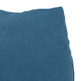 vidaXL Rugkussen Blauw 45 x 20 x 35 cm Corduroy stof