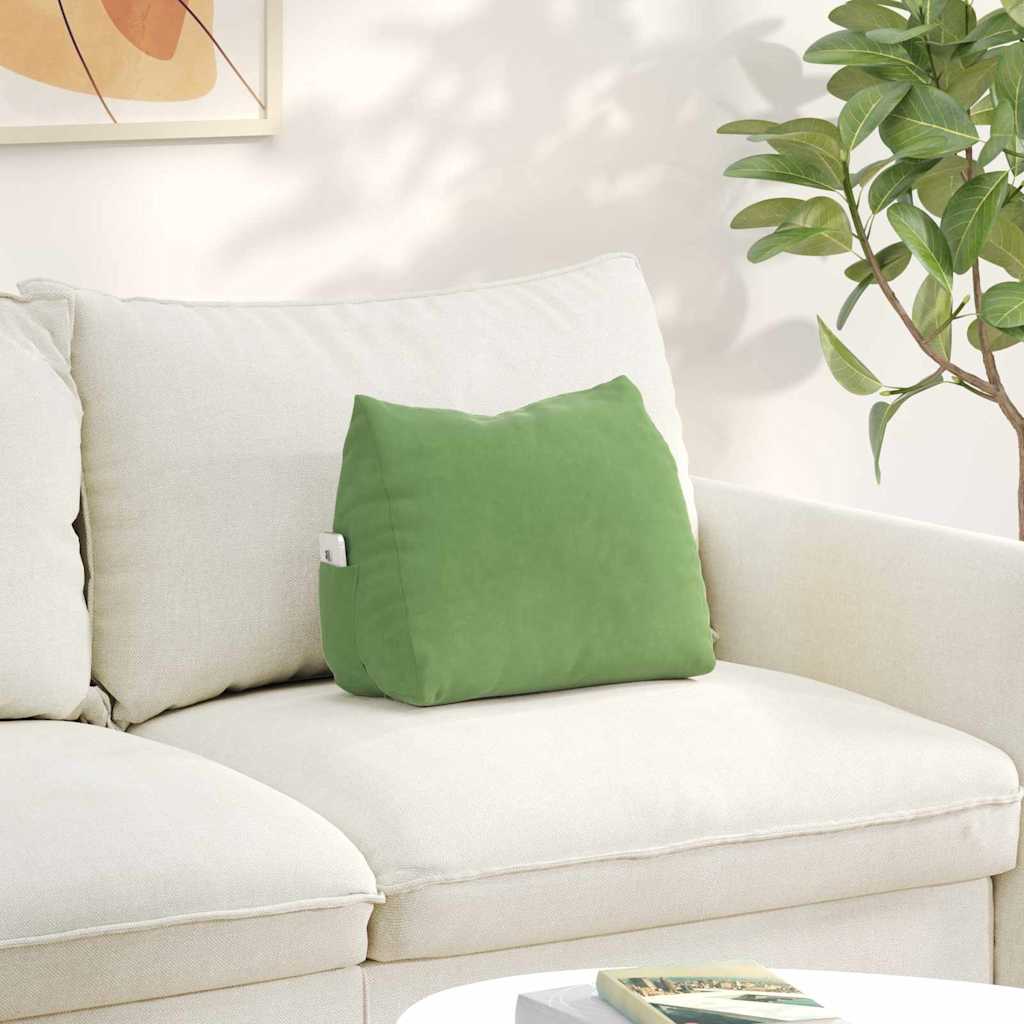 vidaXL Rugkussen Blauw 45 x 20 x 35 cm Corduroy stof