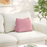 vidaXL Rugkussen Blauw 45 x 20 x 35 cm Corduroy stof