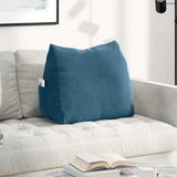 vidaXL Rugkussen Blauw 45 x 20 x 35 cm Corduroy stof