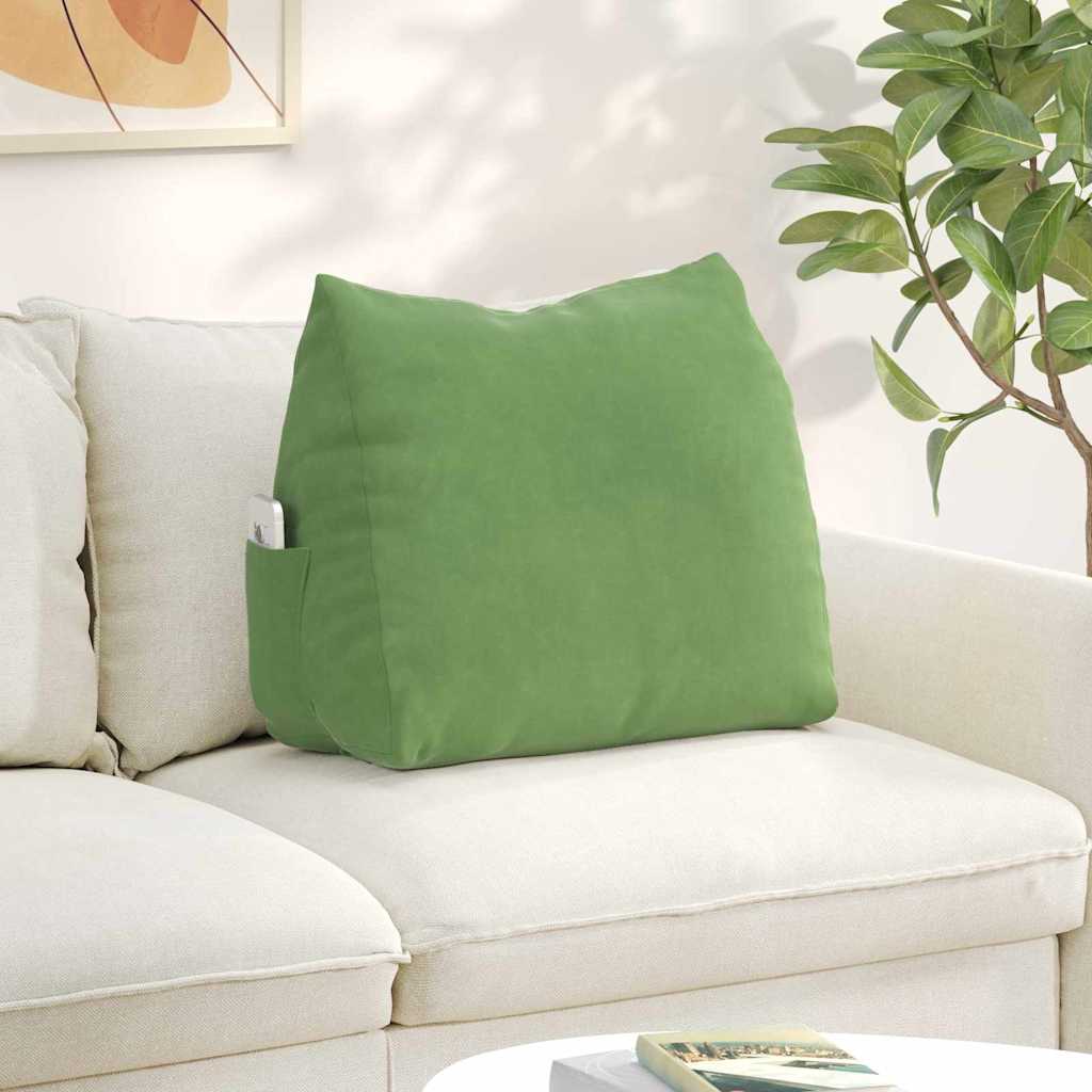 vidaXL Rugkussen Blauw 45 x 20 x 35 cm Corduroy stof