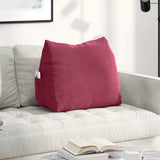 vidaXL Rugkussen Blauw 45 x 20 x 35 cm Corduroy stof
