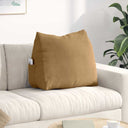vidaXL Rugkussen Blauw 45 x 20 x 35 cm Corduroy stof