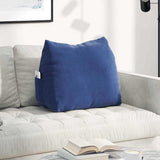 vidaXL Rugkussen Blauw 45 x 20 x 35 cm Corduroy stof