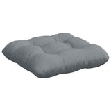 vidaXL Seat Cushions 4 pcs Light Grey 40 x 40 x 12 cm Fabric
