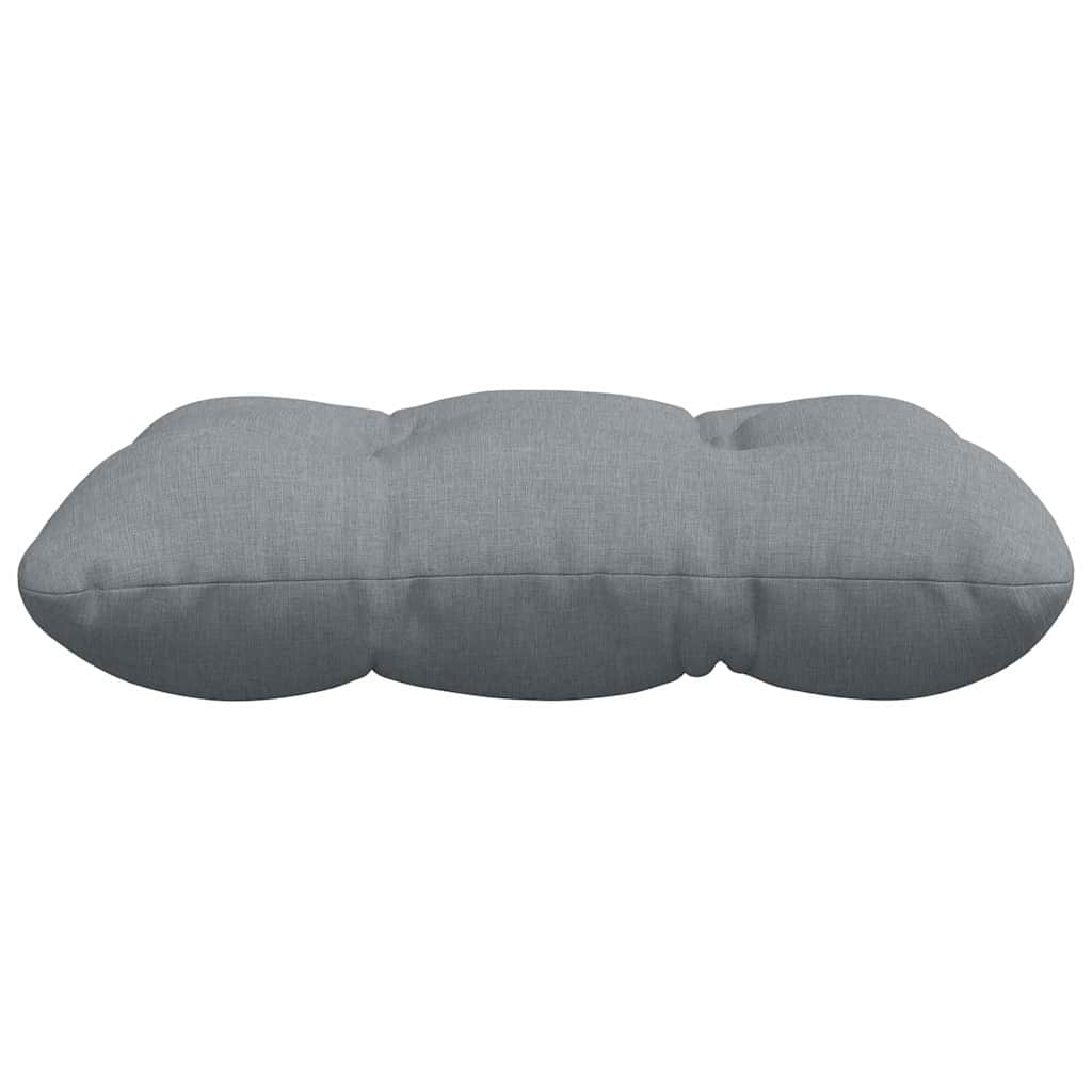vidaXL Seat Cushions 4 pcs Light Grey 40 x 40 x 12 cm Fabric