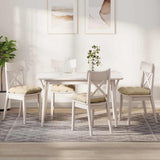 vidaXL Zitkussens 4 pcs Taupe 40 x 40 cm Microvezel Stof