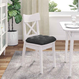 vidaXL Zitkussens 4 pcs Corduroy stof Lichtgrijs 40 x 40 cm