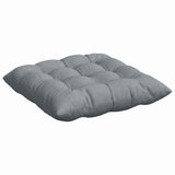 vidaXL Zitkussens 4 pcs Lichtgrijs 40 x 40 x 6 cm Stof