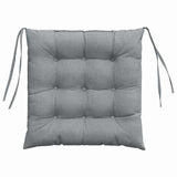 vidaXL Zitkussens 4 pcs Lichtgrijs 40 x 40 x 6 cm Stof