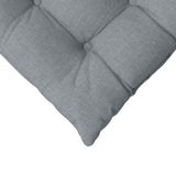 vidaXL Zitkussens 4 pcs Lichtgrijs 40 x 40 x 6 cm Stof