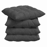 vidaXL Zitkussens 4 pcs Corduroy stof Lichtgrijs 40 x 40 x 6 cm