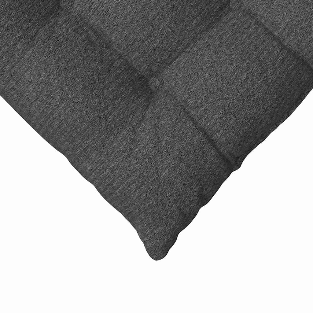 vidaXL Zitkussens 4 pcs Corduroy stof Lichtgrijs 40 x 40 x 6 cm