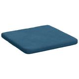 vidaXL Zitkussens 4 pcs Blauw 40 x 40 x 3 cm Fluweel