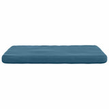 vidaXL Zitkussens 4 pcs Blauw 40 x 40 x 3 cm Fluweel