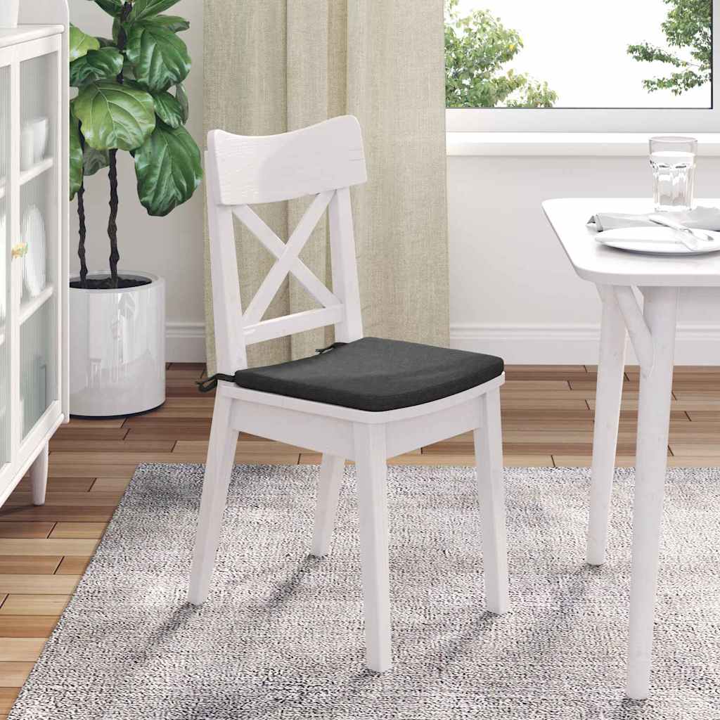 vidaXL Zitkussens 4 st Corduroy stof Lichtgrijs 40 x 40 x 3 cm