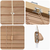 vidaXL Jaloezie Eiken Look 40 x 130 cm 35 mm Massief Paulowniahout