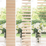 vidaXL Jaloezie Eiken Look 40 x 130 cm 35 mm Massief Paulowniahout