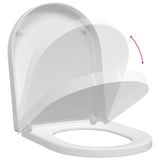 vidaXL Toilet Seat Adjustable White 48 x 36.5 x 4.5 cm Polypropylene