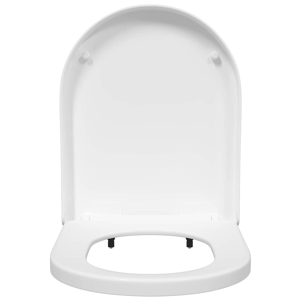 vidaXL Toilet Seat Adjustable White 48 x 36.5 x 4.5 cm Polypropylene