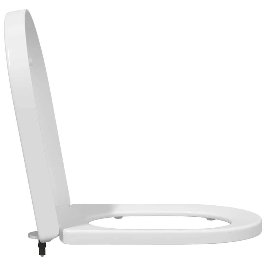 vidaXL Toilet Seat Adjustable White 48 x 36.5 x 4.5 cm Polypropylene