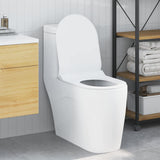 vidaXL Toiletbril Verstelbaar Wit 50 x 36,5 x 5 cm Polypropyleen