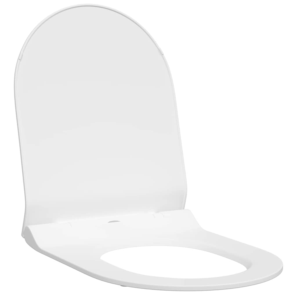 vidaXL Toiletbril Verstelbaar Wit 50 x 36,5 x 5 cm Polypropyleen