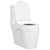 vidaXL Toiletbril Verstelbaar Wit 50 x 36,5 x 5 cm Polypropyleen