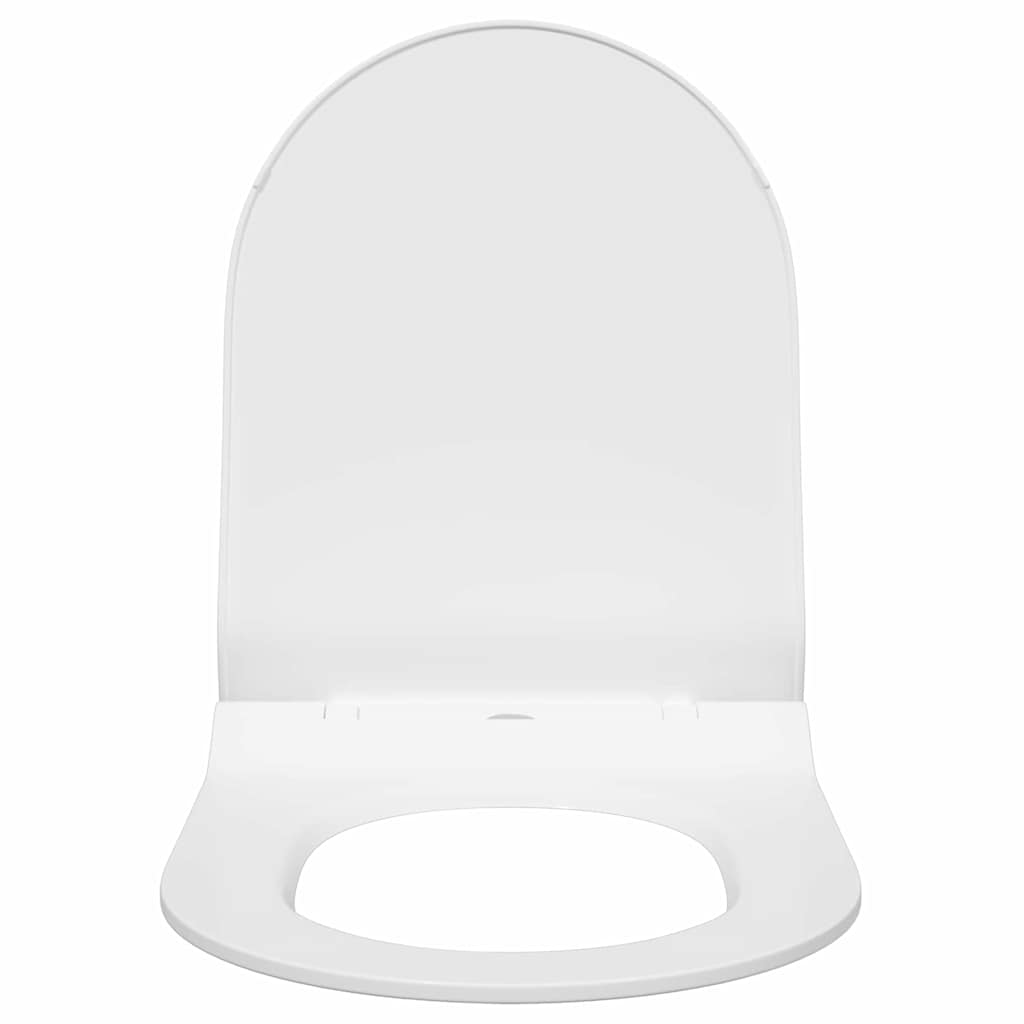 vidaXL Toiletbril Verstelbaar Wit 50 x 36,5 x 5 cm Polypropyleen